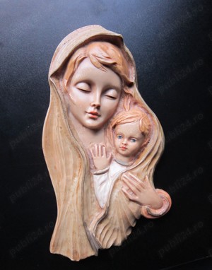 Fecioara Maria cu pruncul - vintage Franta 1980