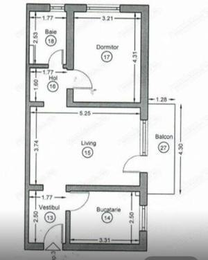 2 Camere - Bucatarie Inchisa - Curte Privata (100 mp) - imagine 9