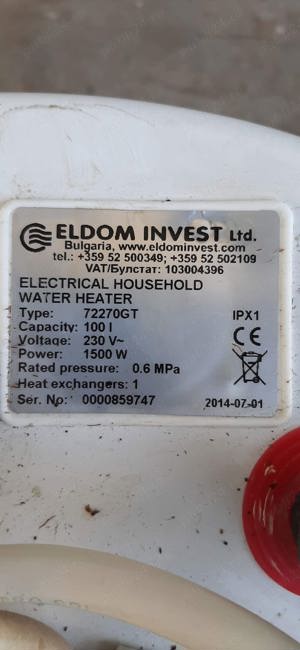 Boiler bivalent 100l