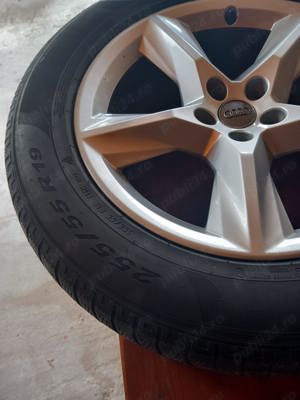 Vand set 4 jante originale audi Q7, 255/55/19  - imagine 2