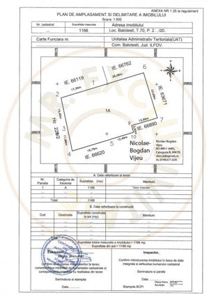 Teren intravilan imprejmuit, 1166 mp utili, in Balotesti, langa padure - imagine 5