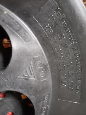 NOU,DERULATOR BACHMANN,25 metri,sectiunea 3x2,5mmp,4 Prize SCHUKO,cu Termosiguranta,cadru METALIC - imagine 5