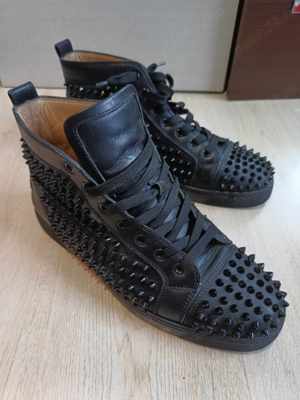 Ghete Christian Louboutin Louis All Over Spikes High Top Sneakers Size 42