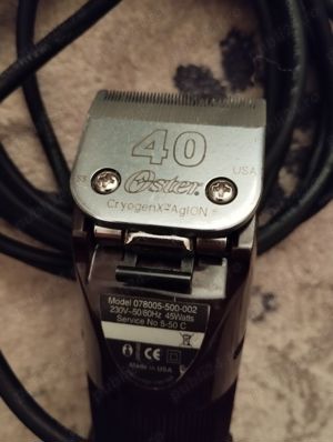 . Mașină tuns canini în stare foarte bună  - imagine 2 . Mașină tuns canini în stare foarte bună  - imagine 2