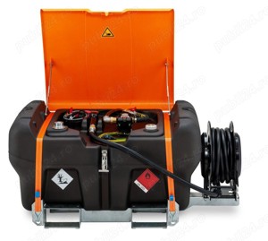 Rezervor transportabil benzina KS Mobile Easy PREMIUM 330L cu pompa 12v si tambur - imagine 2