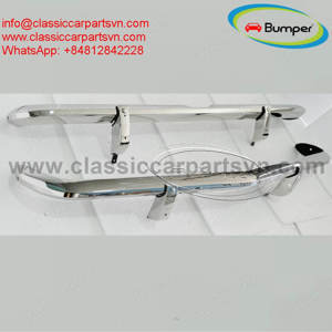 Opel Manta A year (1970-1975) bumper US version new by stainless steel - imagine 2