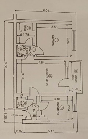 Apartament 2 camere Cameliei - imagine 8