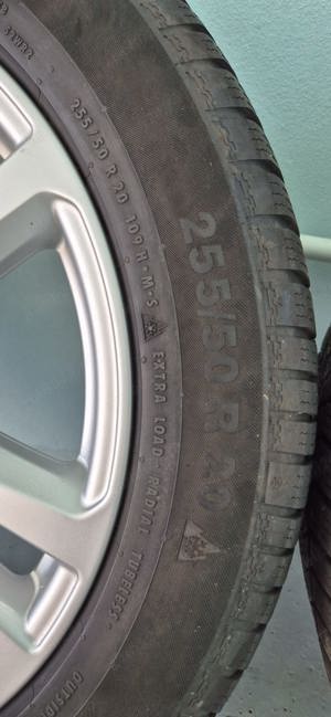 4 anvelope iarna MS 255-50-20 f.bune continental an 2020 - imagine 3