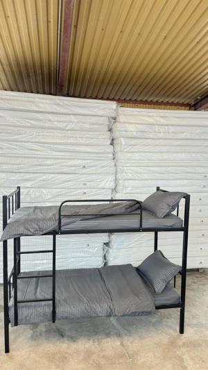 Pachet Pat Metalic Etajat Model BEL 21 LYA + 2 saltele 12 cm -in stoc! - imagine 3