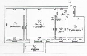 Apartament cu 3 camere, renovat, langa Spitalul Judetean - imagine 2