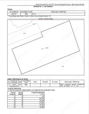 Parcela de 680 mp de vânzare în Sânmihaiu Român, direct de la proprietar, ideală pentru construcție  - imagine 3