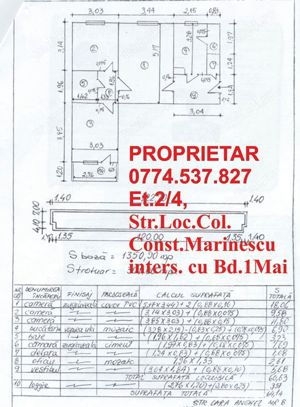 Dr.Taberei, Favorit, Proprietar, 3cam, Et.2 din 4, Bloc1978, Str.Sibiu inters.cu Bd.1Mai  - imagine 4