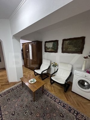 Apartament 3 camere, 63 mp, mobilat, balcon spațios, zona strada Crângului