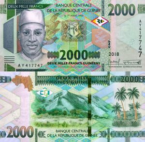  Lot 8 bancnote GUINEEA unc - imagine 5