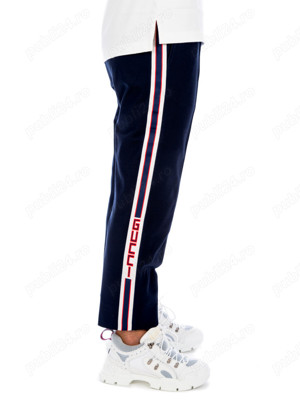 Pantaloni Gucci Logo Stripe Jogging Pants Size M-L   46 - imagine 2
