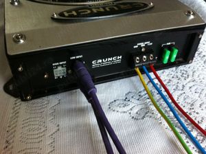 Subwoofer Activ Crunch Groundpounder max 500W(hertz hifonics statie - imagine 3