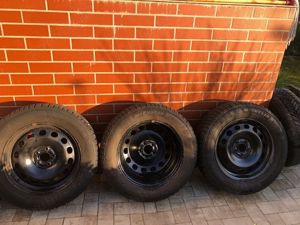 Anvelopele Premium 195/60/R16 (Michelin Alpin6) + jante otel Alcar (roti de iarna pregatite deja)