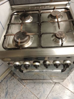 Aragaz GlemGas inox folosit  - imagine 2