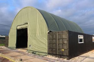 Cort container 12m x 12m pe containere de 40"