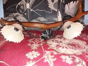 Candelabru din coarne de cerb