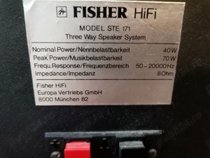 Sistem mini Fisher CA G5 și boxe  ST 171 - imagine 5