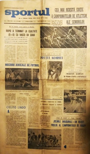 ziar Sportul anii 1969-1971