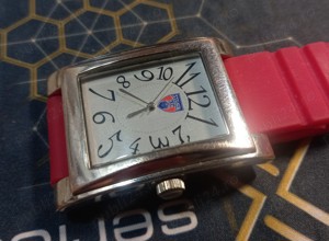 ceas de mână, bărbătesc, logo CSA Steaua, funcțional - imagine 4