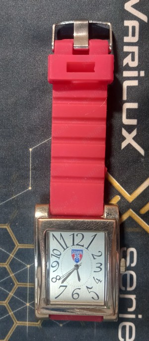 ceas de mână, bărbătesc, logo CSA Steaua, funcțional - imagine 2