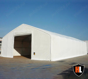 Cort de depozitare tip casa cu structura dubla - 15m x 30m - Hardlife Europe - imagine 2