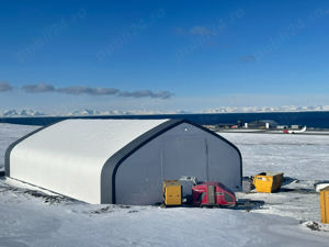 Cort de depozitare tip casa cu structura dubla - 18m x 36m