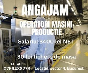 Angajam: operatori masini productie