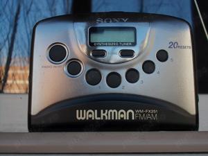 walkman SONY WM-FX251 radio Fm Am casetofon tape.portabil servisat - imagine 2