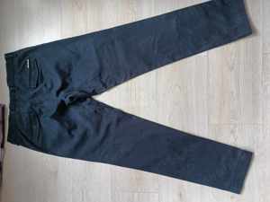 Pantaloni eleganti Messagerie Patrizio Piscaglia Regular Fit Plain Chino Pants, Navy Blue Size 48 - imagine 4