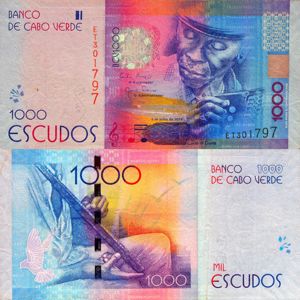  Lot 2 bancnote Insulele Capului Verde
