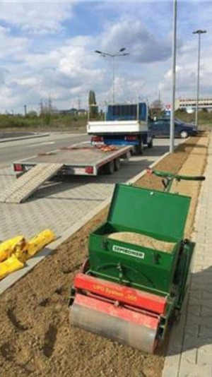 Masina de semanat gazon  de la 1 euro mp -servicii peisagistice - imagine 3