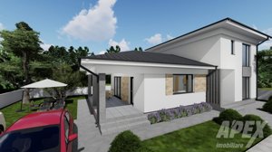 Casa individuala 4 camere | COMISION 0% | Terasa acoperita 23mp | Domnesti - imagine 3