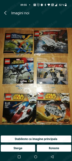 Lego Ninjago, City, Minecraft, cutii Lego depozitare