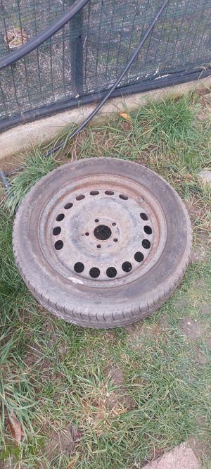 Cauciuc + janta 205x55x16 + suport rezerva Zafira 2011  - imagine 8