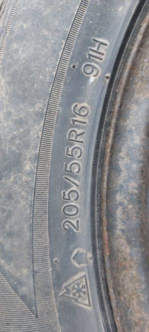 Set 4 cauciucuri + jante 205 55 R16  TOURAN / Audi - imagine 10