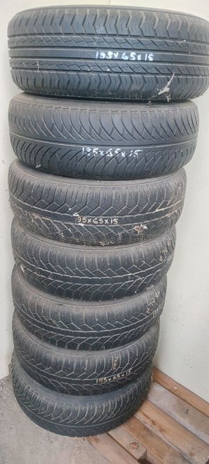 Set 4 cauciucuri +jante originale 195x65xR15  Mazda / Mercedes