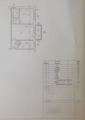 Apartament 2 camere Piata Aurora Mobilat partial - imagine 6