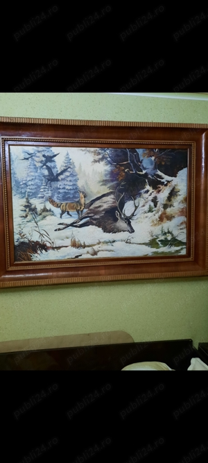 Vând tablouri pictate în ulei pe pânză  - imagine 1