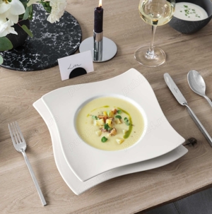 Set complet pentru masa din 40 piese Villeroy&Boch, portelan alb  - imagine 4