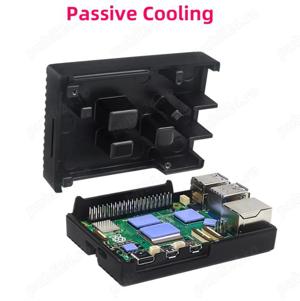 Carcasa Raspberry Pi 5 Aluminum Case Passive Cooling Armored Metal - imagine 2
