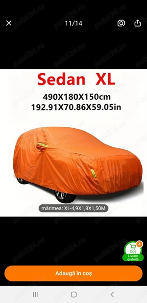 prelata masina  de teren ,SUV impermeabila  - imagine 2