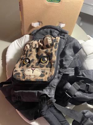 Ham pt bebe MiaMilly Leopard Baby Carrier Designer Limited Edition Nou - imagine 2