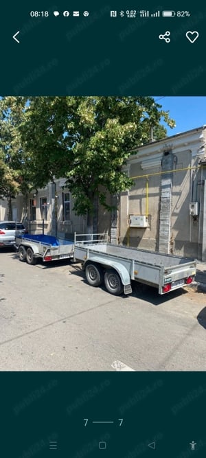 Remorcă Hapert 2 axe 2t