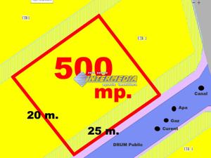 Vanzare 500 mp Teren intravilan Alba Micesti cu deschidere 25 m si toate utilitatile - imagine 3