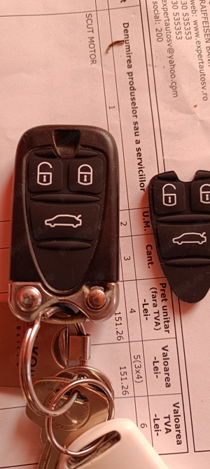 Alfa Romeo 159 cauciuc telecomanda  - imagine 2