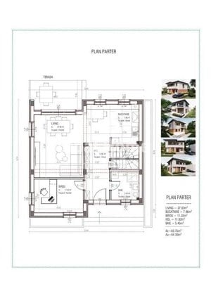 Vila Individuala 145 MP | Tunari | Curte 250 MP | Centrala Proprie - imagine 14